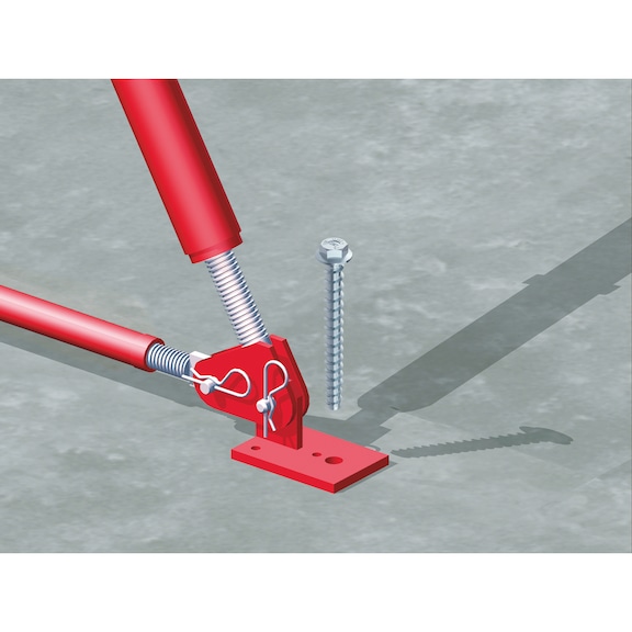 MULTI-MONTI-plus concrete screw anchor, zinc-plated steel, MMS-plus-V pre-positioning anchor with metric connecting thread - 7