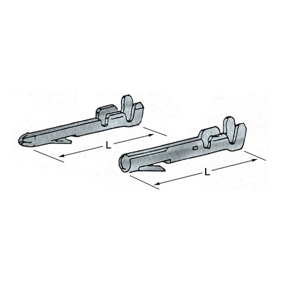 MALE/FEMALE NON-INSULATED CONTACT TERMINAL