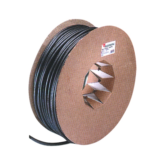 BLACK PVC PROTECTIVE SHEATH - HEAT-SHRINK HOSE PVC 70 BLACK