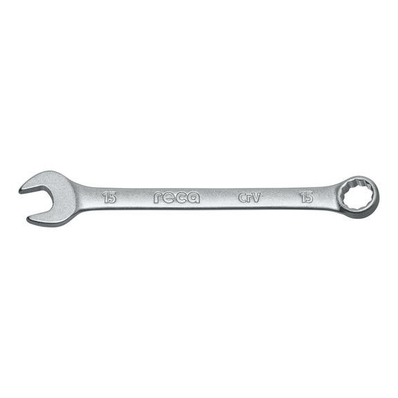 RECA combination wrench, angled - RECA combination wrench DIN 3113 angled 15 mm