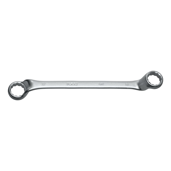 RECA double-end box wrench depressed centre - RECA double-end box wrench DIN 838 offset 30x32 mm