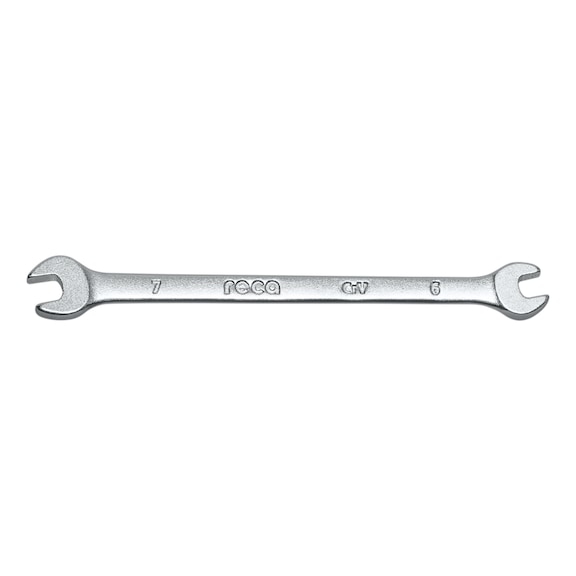 RECA double open-end wrench  - RECA double open-end wrench DIN 3110 6x7 mm