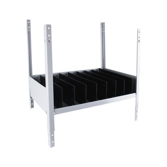 1-DRAWER SHELVING SECTION FOR CARTRIDGES - 1-shelf module with mobile partitions