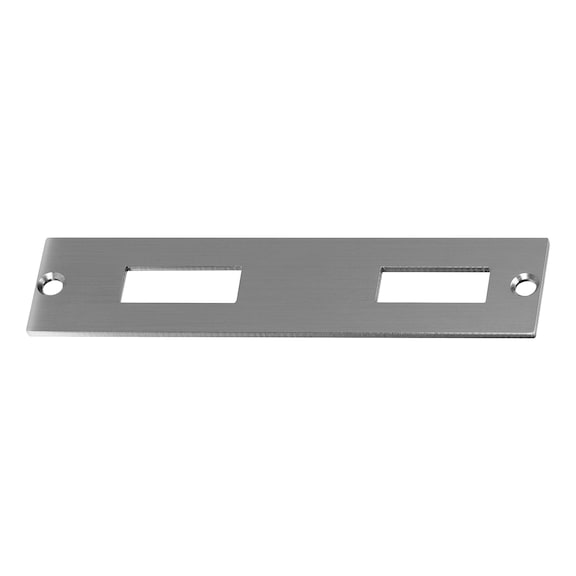 Stainless steel sliding gate locking plate - 1