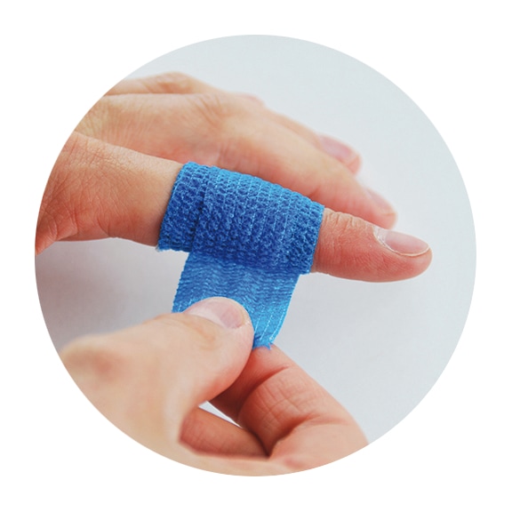 Finger first aid dressing - 2