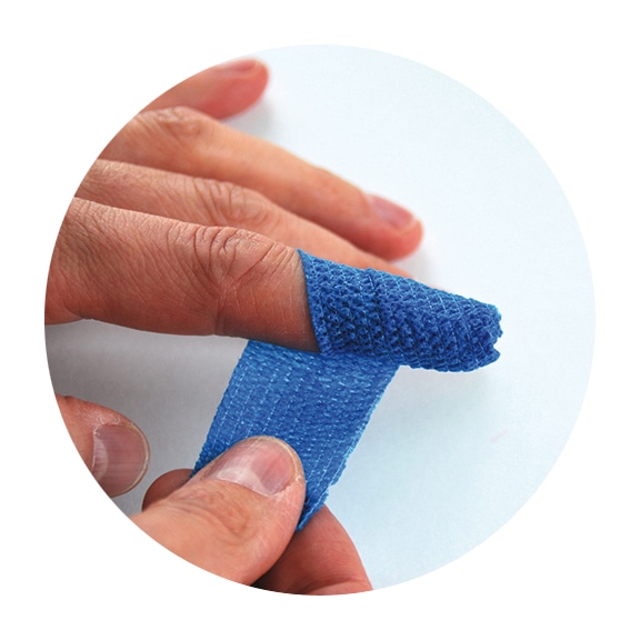 Finger first aid dressing - 3