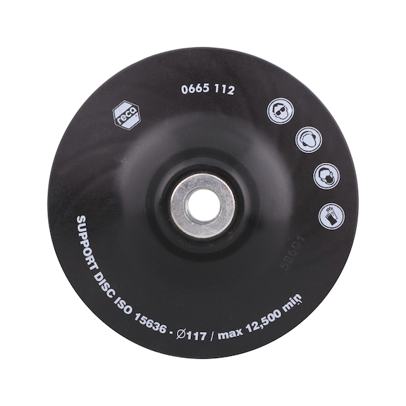 Turboinox backing pad for vulcanised fibre discs - 2