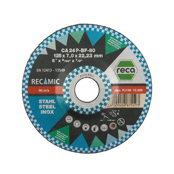 RECAMIC rough grinding disc - optimum performance without compromise - 1