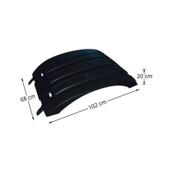 TOP GUARD WING - R-L REAR MUDGUARD