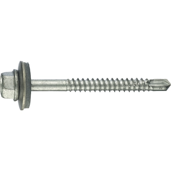 sebSta hexagon-head drilling screw, bimetal, A2/steel, RUSPERT® - 1
