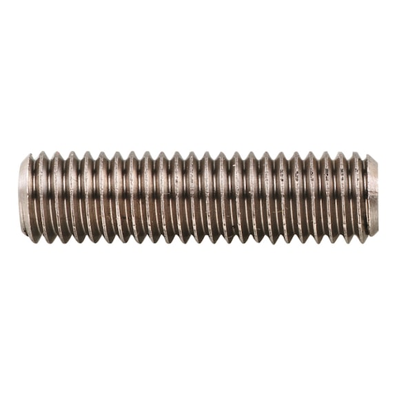 Set screw with flat point, DIN 913 A2 - 1