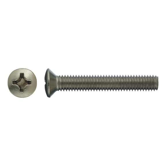 Raised countersunk head screw, DIN 966 A2 - 1