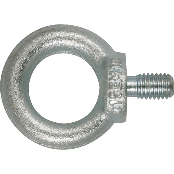 Ring bolt, DIN 580-C15E, zinc plated - 1