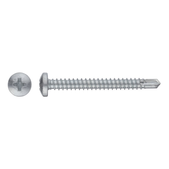 sebS drilling screw, PH pan head, sim. to DIN 7504-N galv - 1