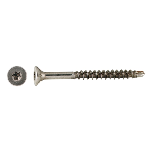 sebS countersunk milling head drilling screw, A2 - 1