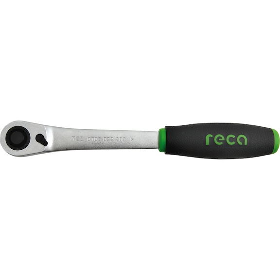 RECA 1/2-inch reversible ratchet, finely toothed