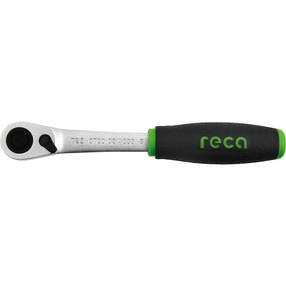 RECA 1/4 inch reversible ratchet, finely toothed