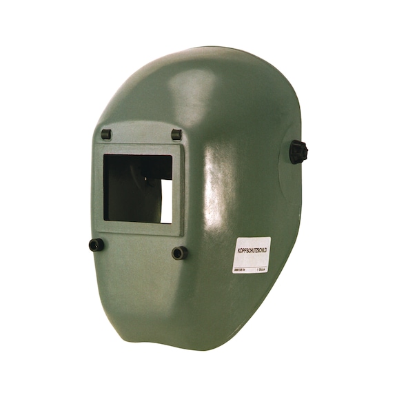 Welding protection shield with head band