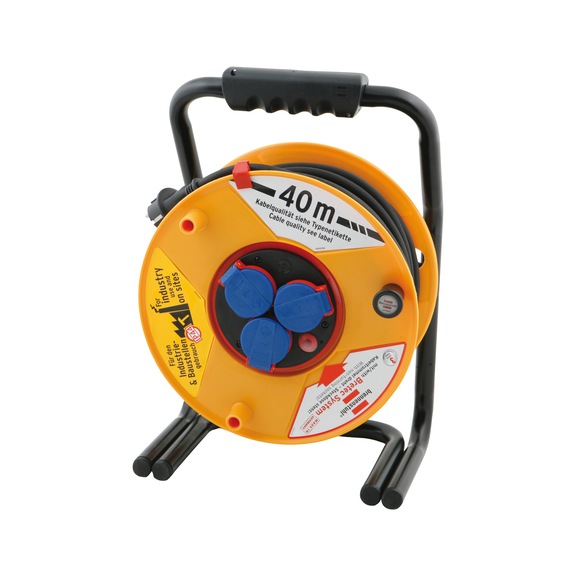 Brobusta professional cable reel - Brobusta professional cable drum BGI 608 cable H07RN-F 3G 1.5, 40 m