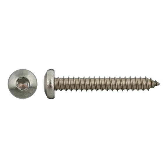 Round head tapping screw ISO 14585, A2 type  - 1