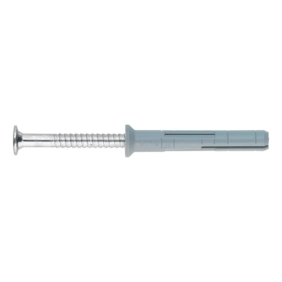 Nail anchor EVO-Grip with countersunk head, zinc-plated - 1