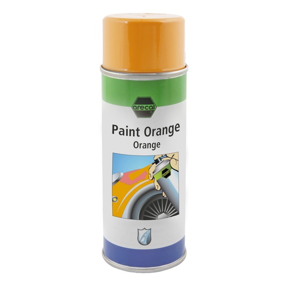 Aerosoles de pintura arecal, pintura de nitrocelulosa - Aerosol de pintura arecal, naranja RAL 2011, 400 ml