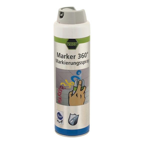 arecal Marker 360° marking spray - arecal MARKER 360° marking spray, white 500 ml