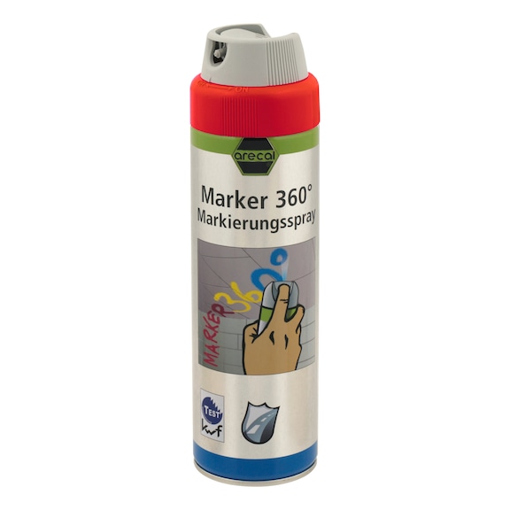arecal Marker 360° marking spray - arecal MARKER 360° marking spray, red 500 ml