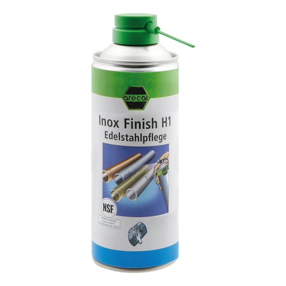 arecal Inox Finish stainless steel cleaning agent with H1 approval
