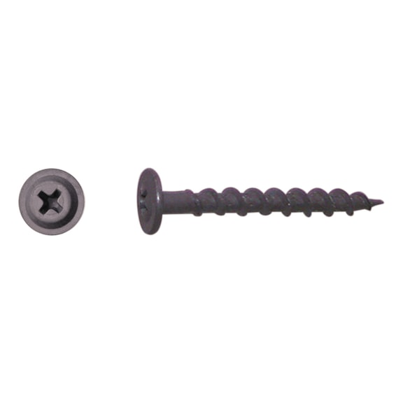 Drywall screws with flat head, single-start thread - small packs