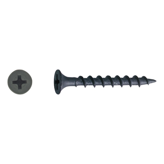 Dia. 3.9 - 5.0 mm drywall screws, single-start thread - tradesperson packs - 1