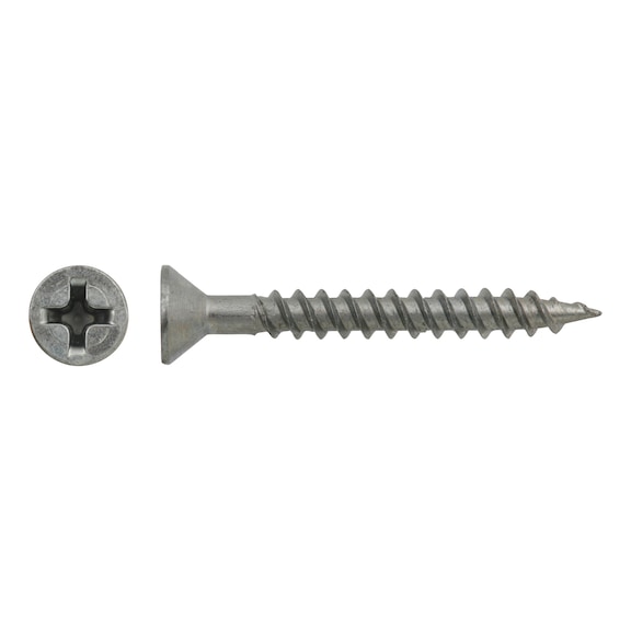 Drywall screws for perforated plates, double-start thread - C4 surface coating