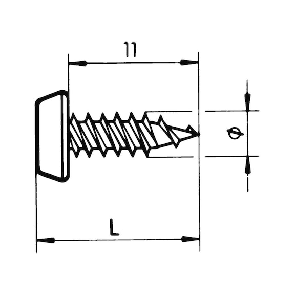 Gipsplattenschrauben für Profilverbindung - C4-oberflächenveredelt - 2