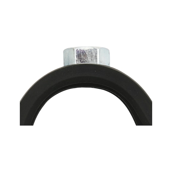 Qmatic Click - zinc plated steel pipe clamp - 6