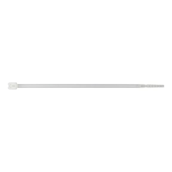 Cable ties with metal latch, natural - 3