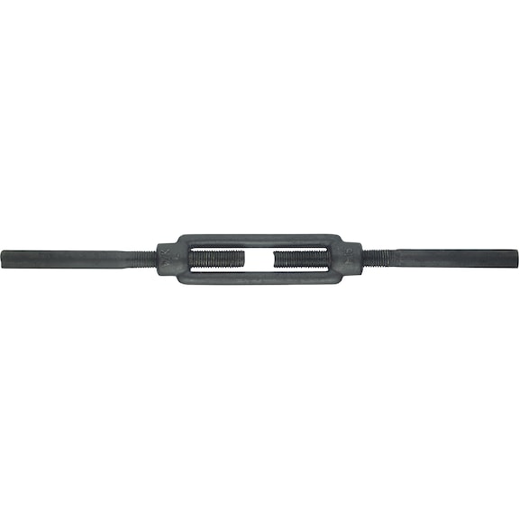 Turnbuckle with weld-on ends, DIN 1480, plain - 1