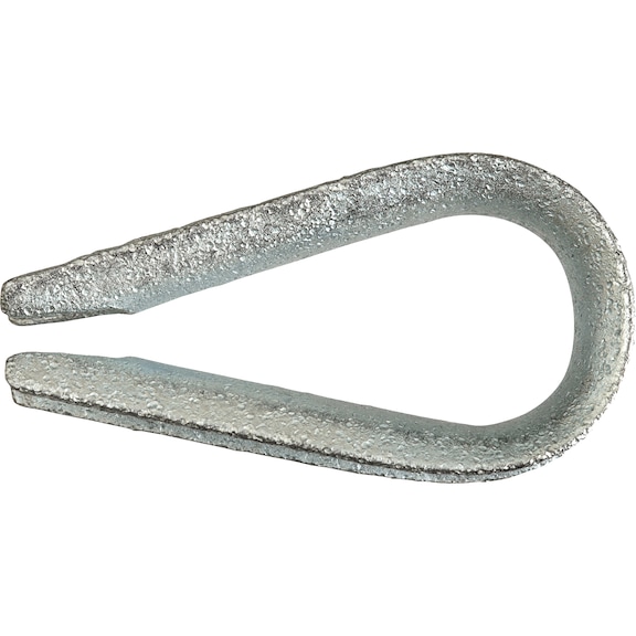 Rope thimble, previously DIN 6899, A4 - 1