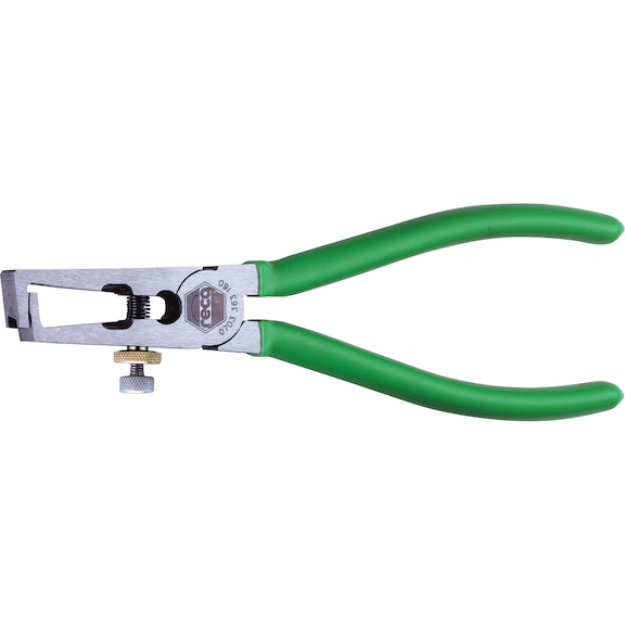 RECA dip-insulated wire stripping pliers