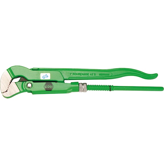 RECA S-jaw pipe wrench DIN 5234, type C