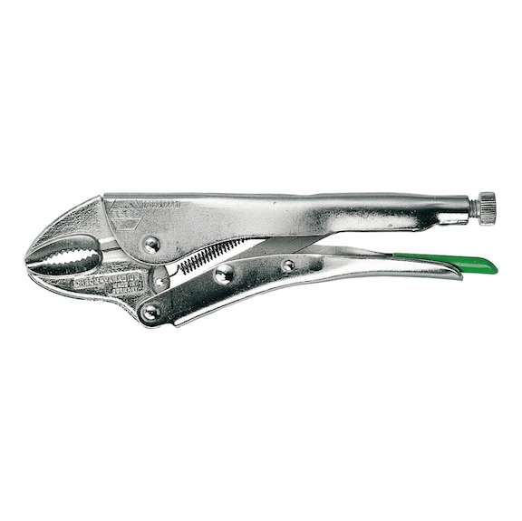 RECA locking pliers with wire cutter