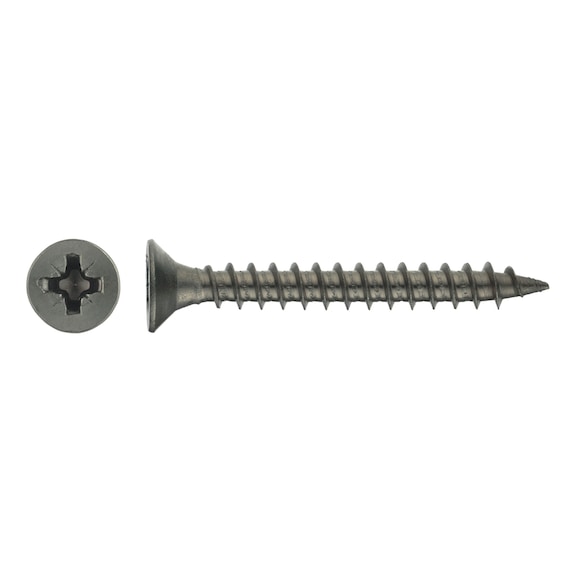 Countersunk head chipboard screw, A2, Pozidriv - 1