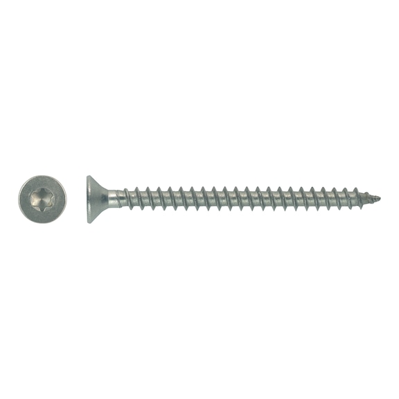 Countersunk head chipboard screw, A2, TX - 1