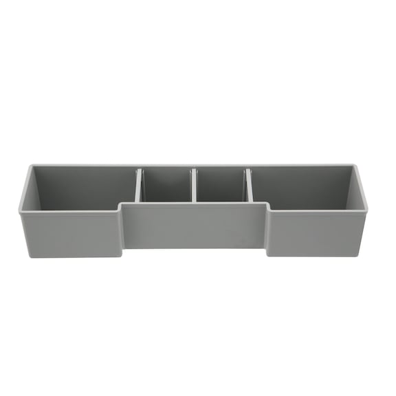 Leerboxen für XL Koffer und Boxx 102 - Leerbox U3 f. Kunststoffsystemkoffer grau 312 x 70 x 63 mm