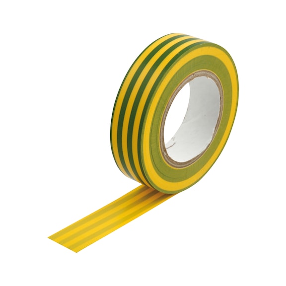 Electrical PVC insulating tape, VDE - Electrical PVC insulating tape, VDE green/yellow 15 mm x 10 m