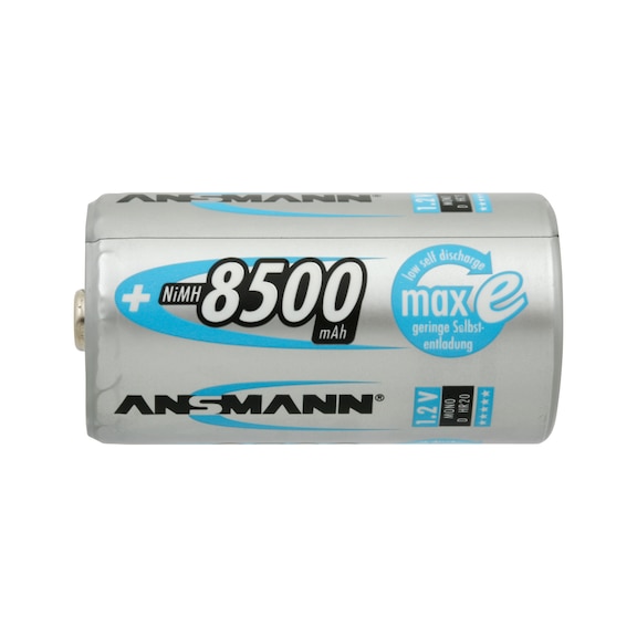 Baterías recargables max e NIMH - Pila recargable max e NIMH, 8500 mAh, 1,2 V, D