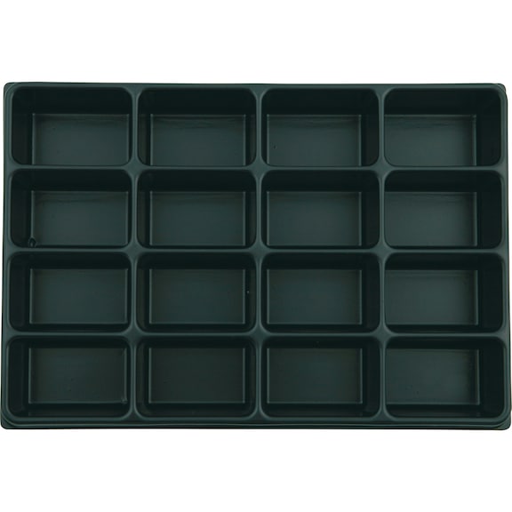 VISO insert for empty case - VISO inlay for empty case, 16 compartments