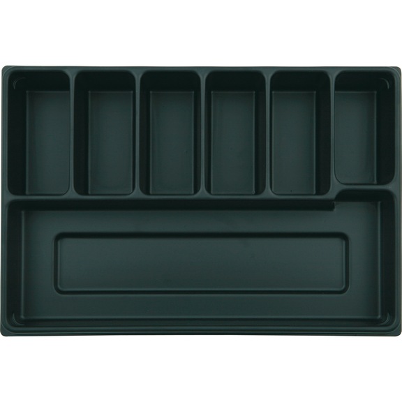 VISO insert for empty case - VISO inlay for empty case for rivet assortments with pliers, 7 compartments