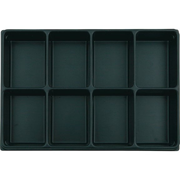 VISO insert for empty case - VISO inlay for empty case, 8 compartments