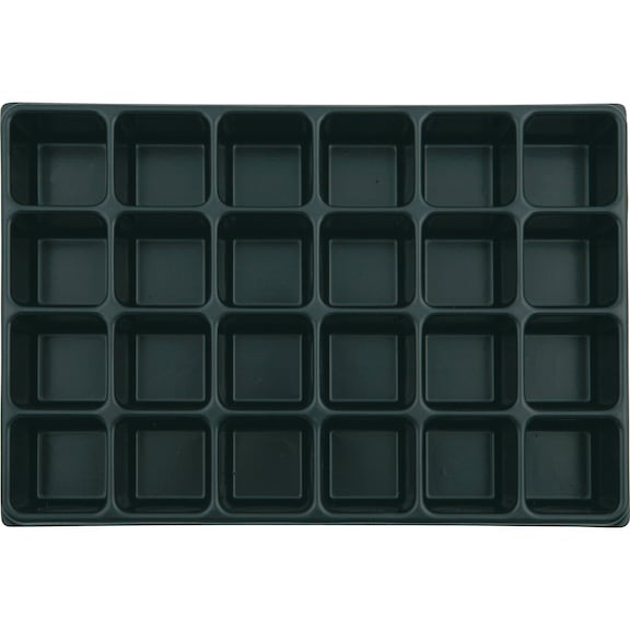 VISO insert for empty case - VISO inlay for empty case, 24 compartments