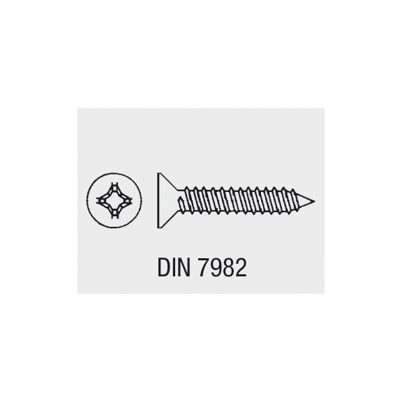 VISO assortment tapping screws DIN 7982 - 2